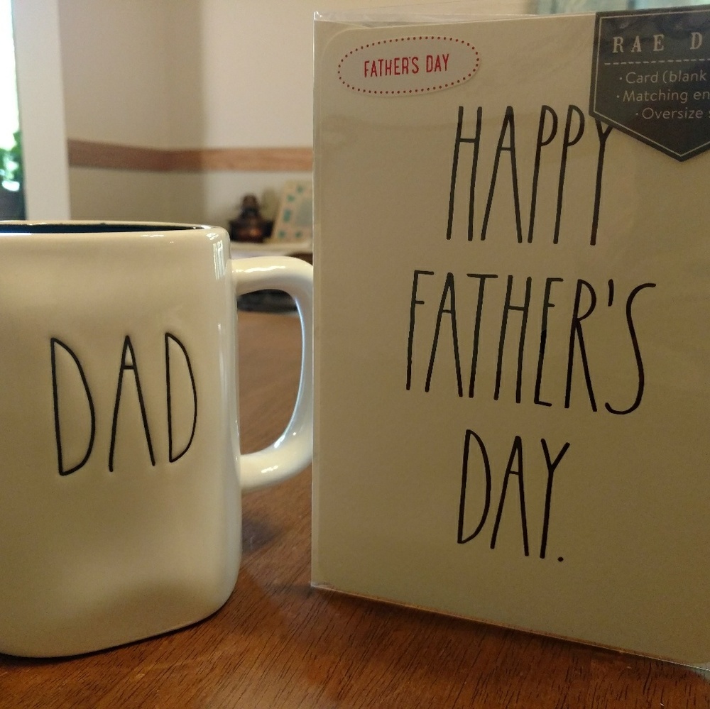 Rae Dunn Dad Mug & Happy Father's Day Card